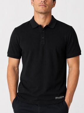 Rich & Rotten Los Angeles Men’s Black Polo Shirt Size Medium Streetwear